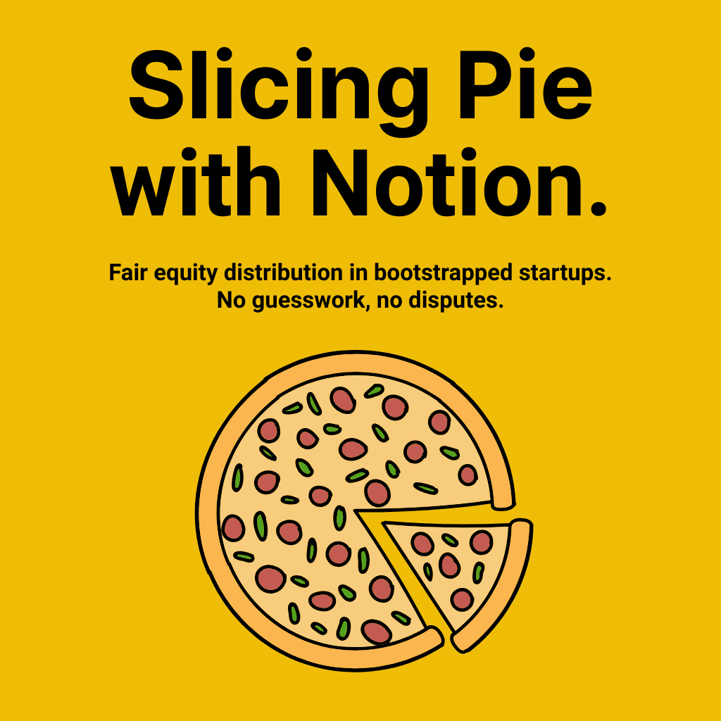 Slicing Pie with Notion cover image