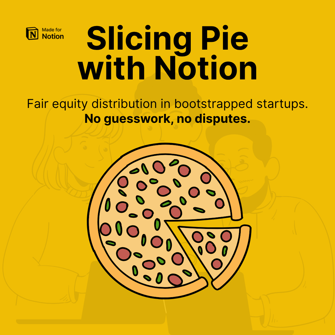 Slicing Pie with Notion cover image